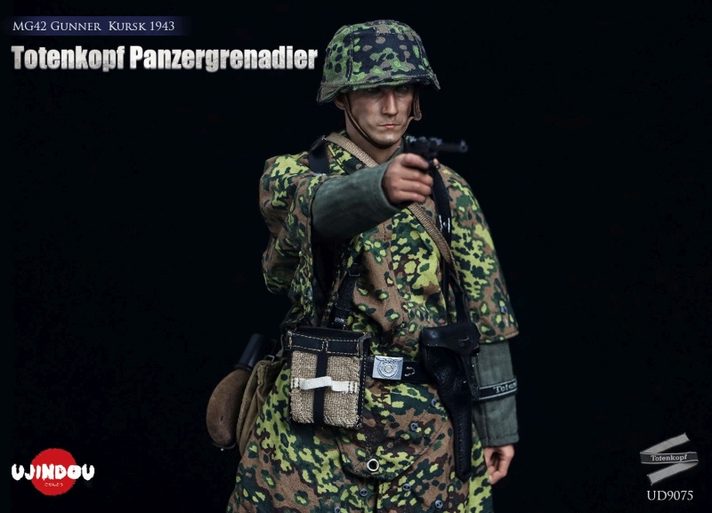 WWII Totenkopf Panzergrenadier - MG42 Gunner Kursk 1943 - in 1/6 scale