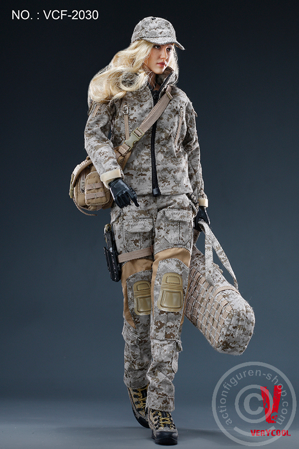 Max - Digital Camouflage Woman Soldier