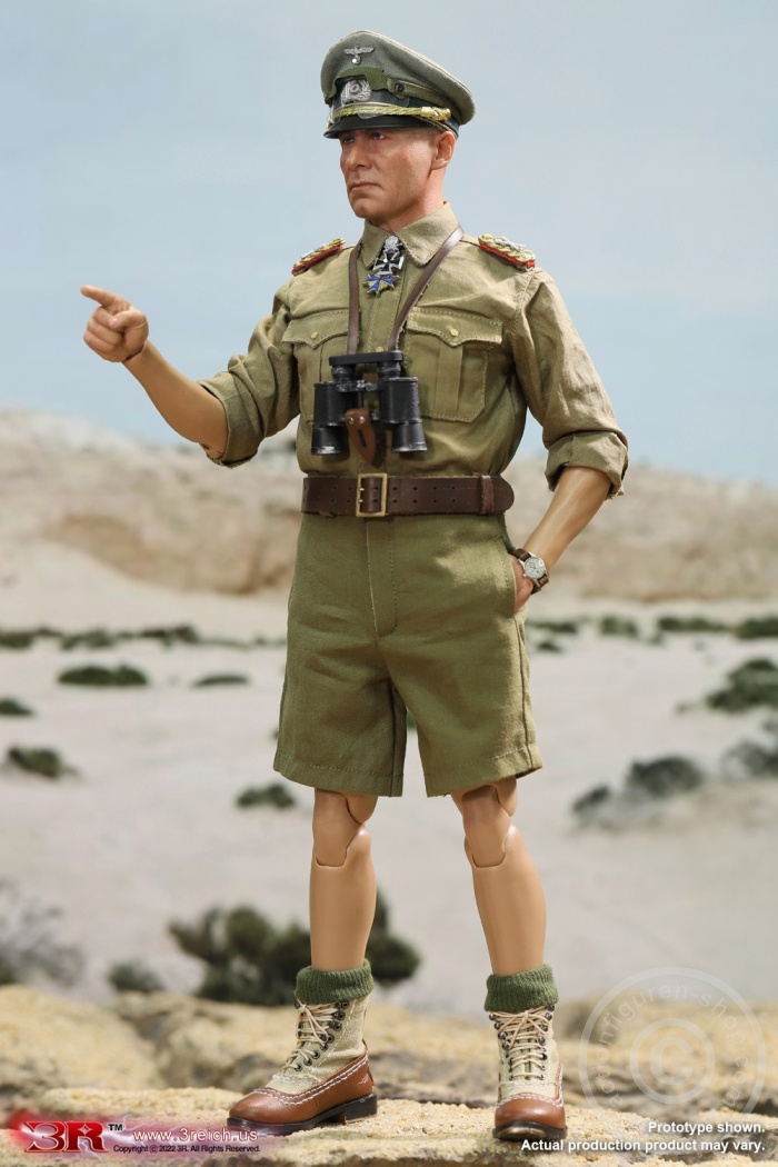 Erwin Rommel - The Desert Fox - Field Marshal of DAK - damaged Box Erwin Rommel - The Desert Fox - Field Marshal of DAK - damaged Box
