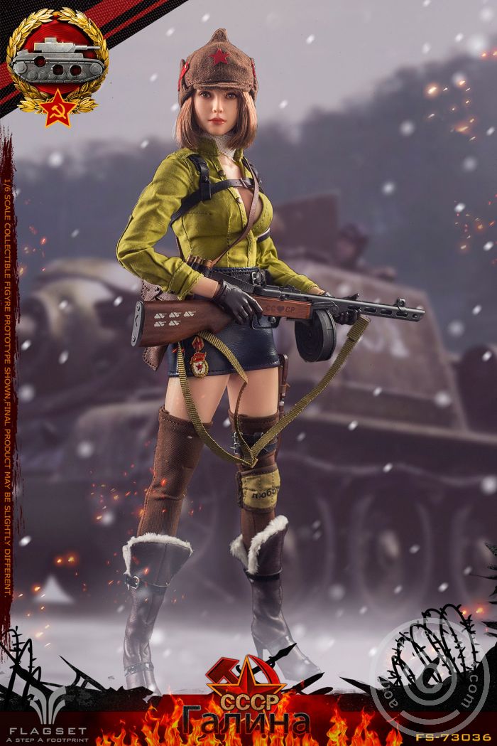 Galina - Sexy Russian Soldier Girl