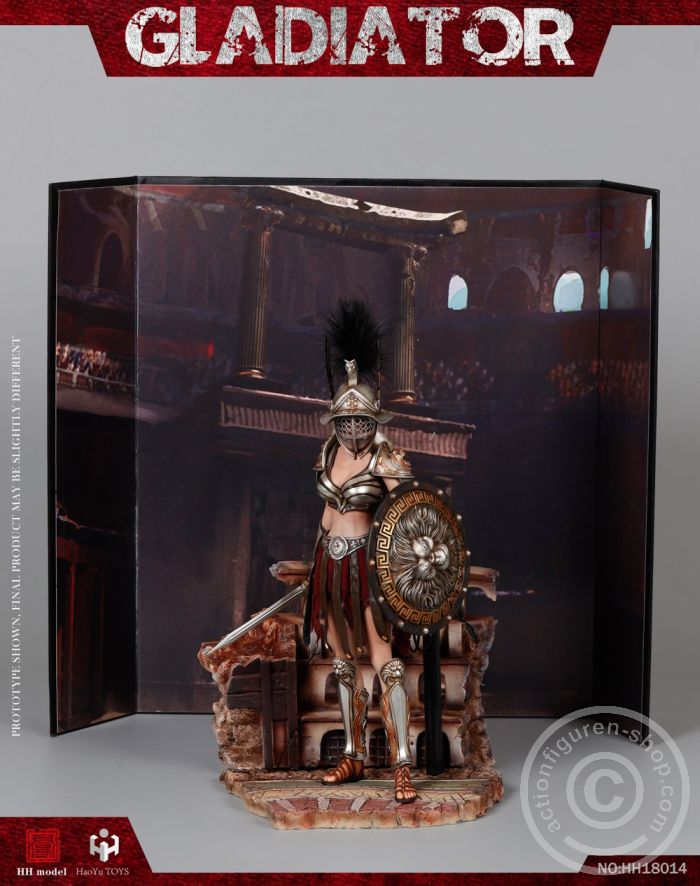 HH18014-08 Gladiator (Deluxe Edition) + Female Gladiator (black version)