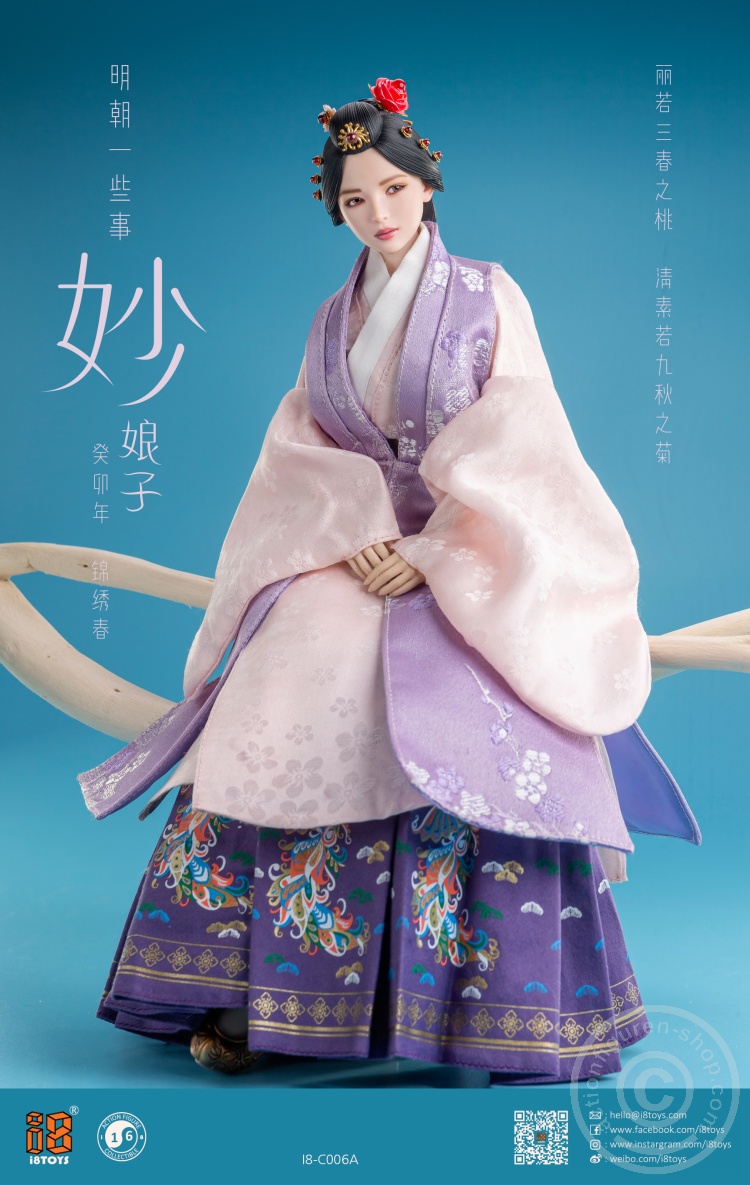 Lady Mia - Chinese Ming Dynasty Clothing Set w/ Head