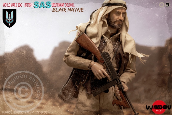 Blair (Paddy) Mayne - WW-II 1942 British SAS Lieutenant Colonel