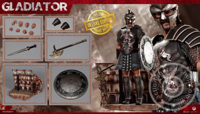 HH18017-08 Gladiator (Deluxe Edition) + Female Gladiator (red version)