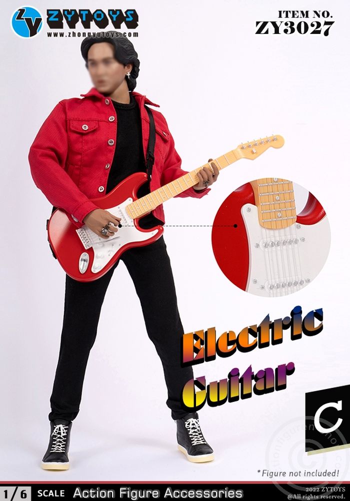 Electric Guitar w/ Accessories: Red Electric Guitar w/ Accessories: Red