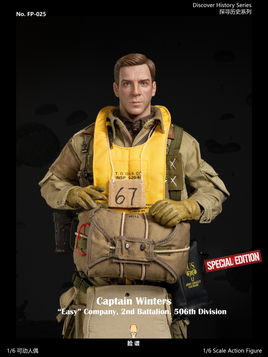 WWII US Airborne Division E Company Captain - Movie - Special Edition - in 1/6 scale