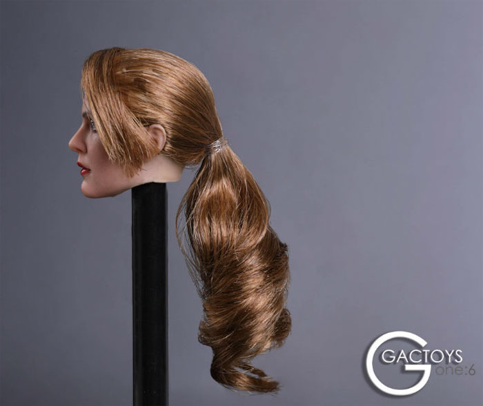 Female Head - Ponytail, brown Hair