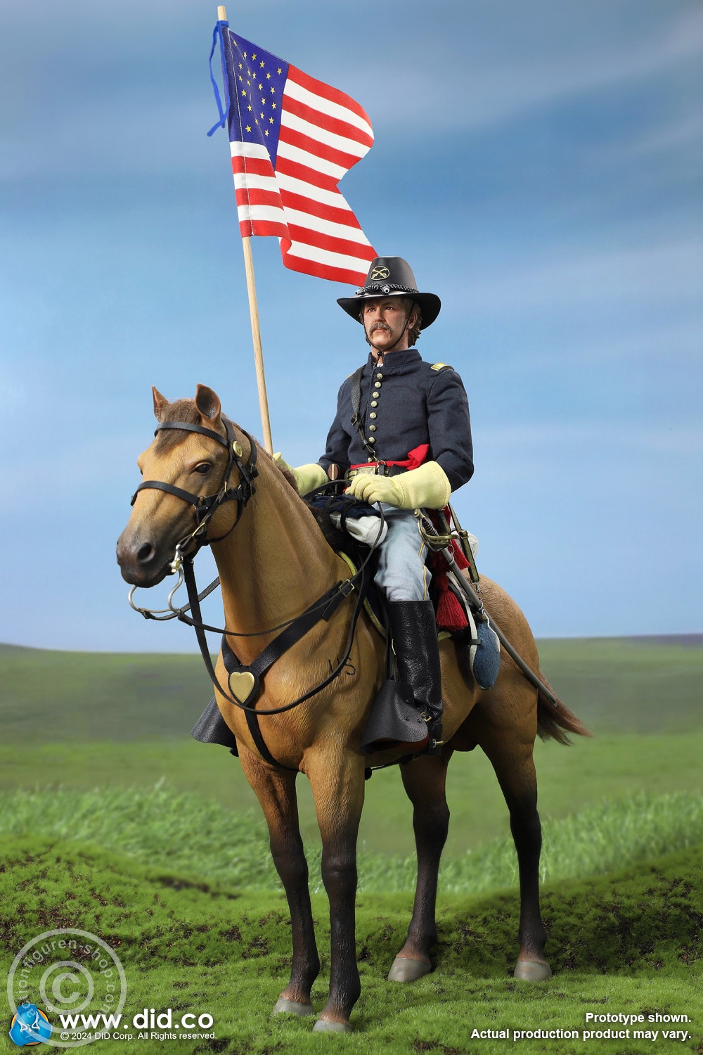 Civil War Brown War Horse (Standing)
