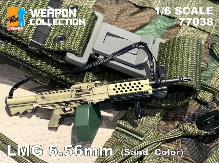 M249 - 5.56mm LMG (Sand Color) M249 - 5.56mm LMG (Sand Color)