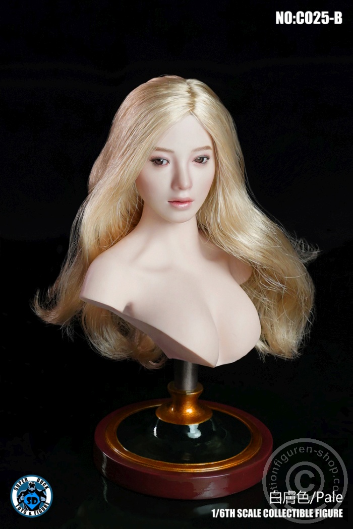 Female Bust Stand - Pale