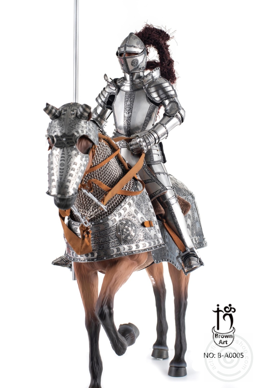 Horse in Full Armor - made for Duke of Saxony-Coburg (1548) - in 1/6 scale