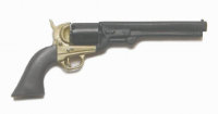 Navy Colt Revolver - black brown grip