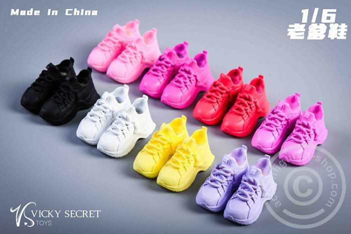 Female Sport Sneakers - fucsia