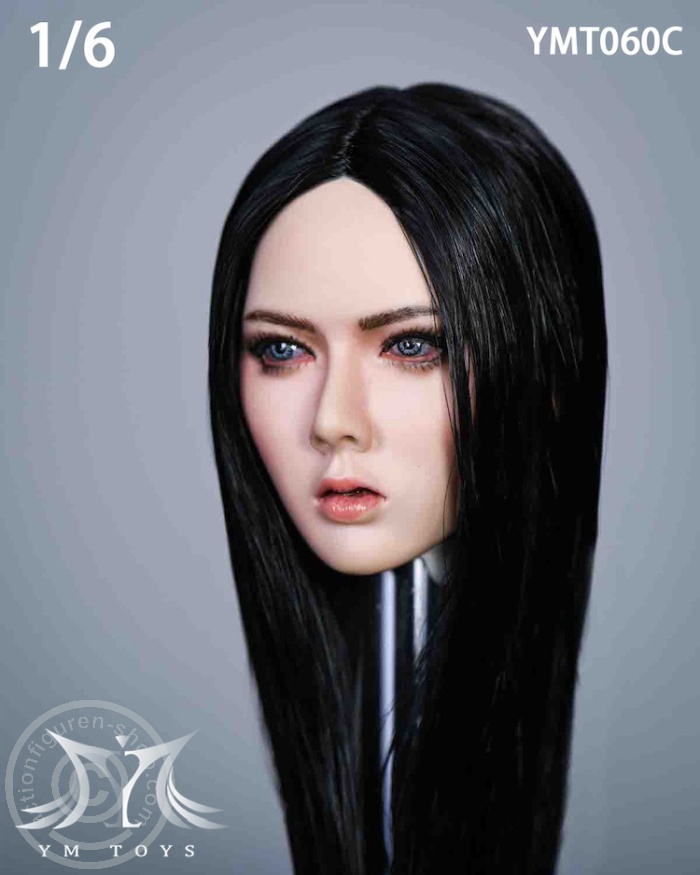 Head - black long Hair