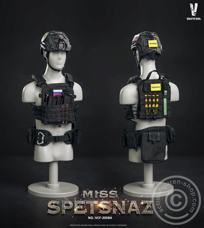 Miss Spetsnaz 2.0 in MCB Camouflage - black Vest