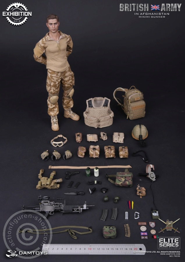 British Army in Afghanistan - Minimi Gunner - 2016 Exclusive