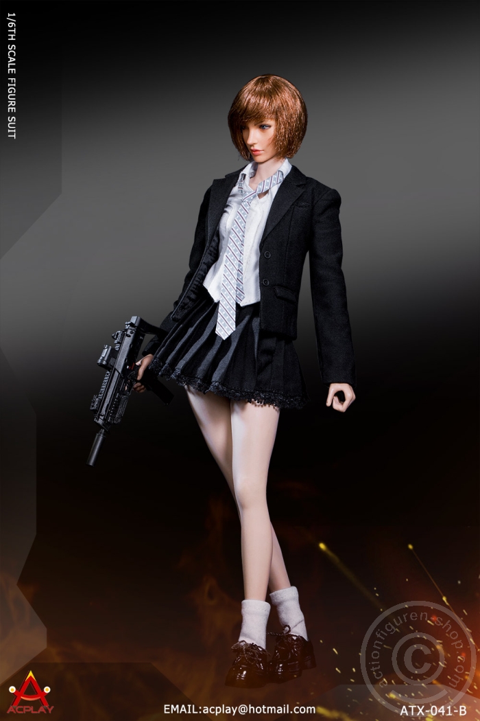 Battle Girl´s Uniform Suit Set - dark