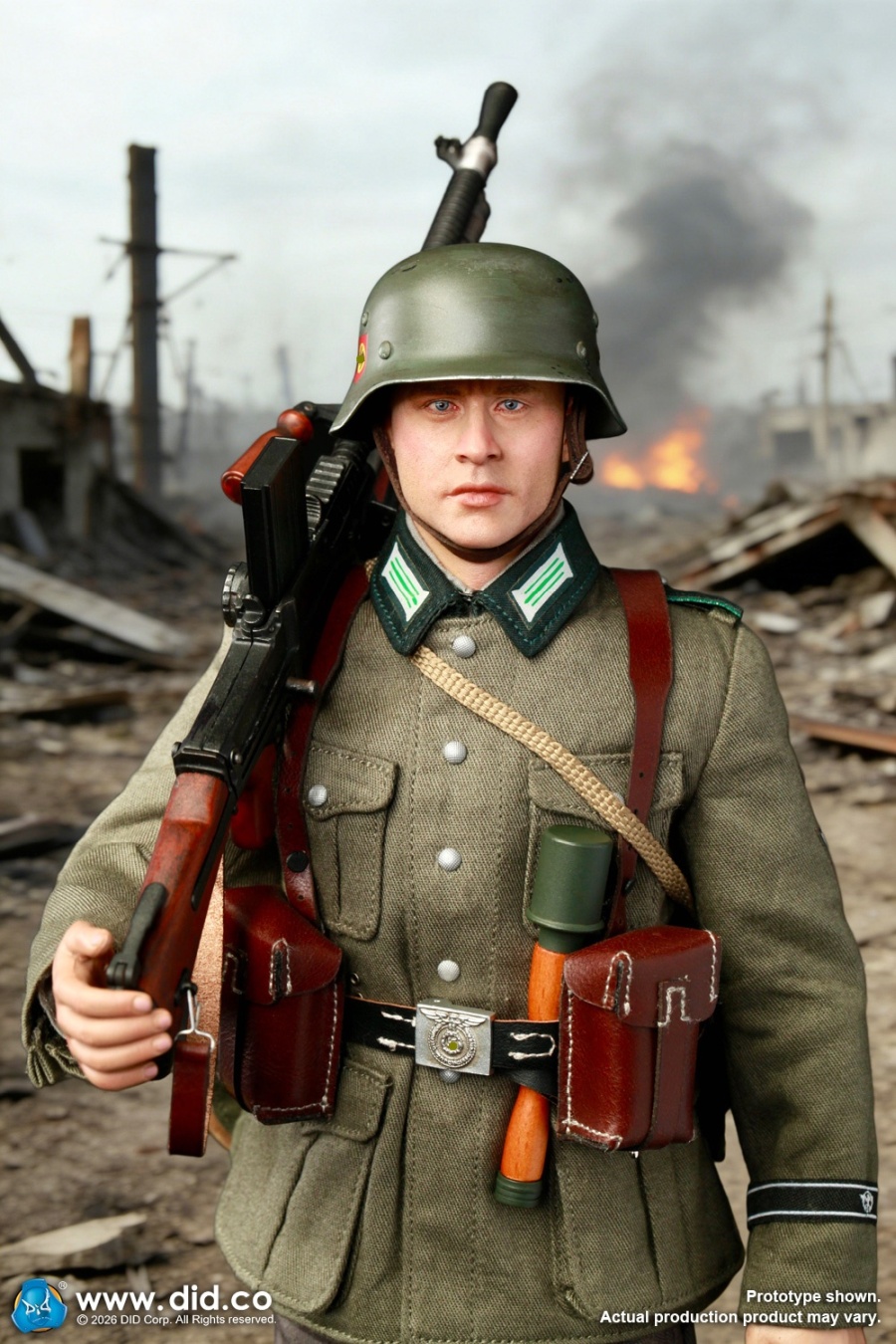 Friedrich - WWII German SS Polizei-Division ZB30 Gunner - in 1/6 scale