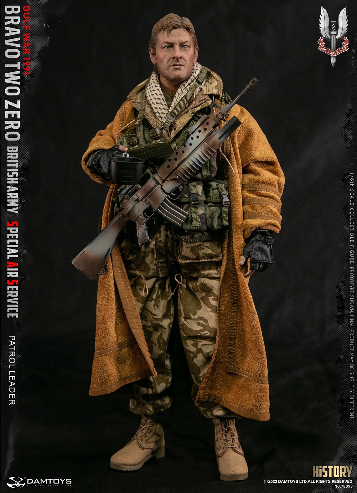 Bravo Two Zero - British Army Special Air Service (SAS) Patrol Leader - Gulf War 1991 - in 1/6 scale Bravo Two Zero - British Army Special Air Service (SAS) Patrol Leader - Gulf War 1991 - in 1/6 scale