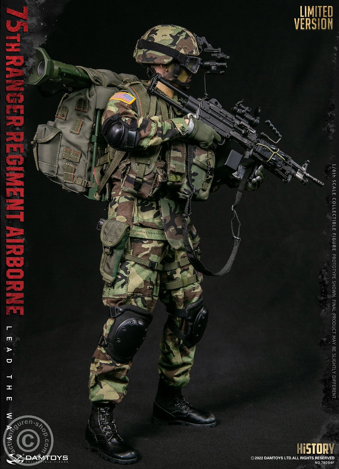 75th Ranger Regiment - Airborne Saw Gunner - Limited Version 75th Ranger Regiment - Airborne Saw Gunner - Limited Version