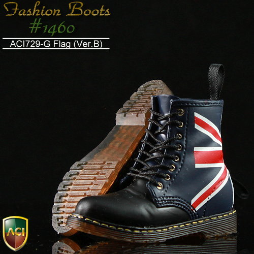 aci729gb-022ShwM1ffbK67d Fashion Punker Boots - black