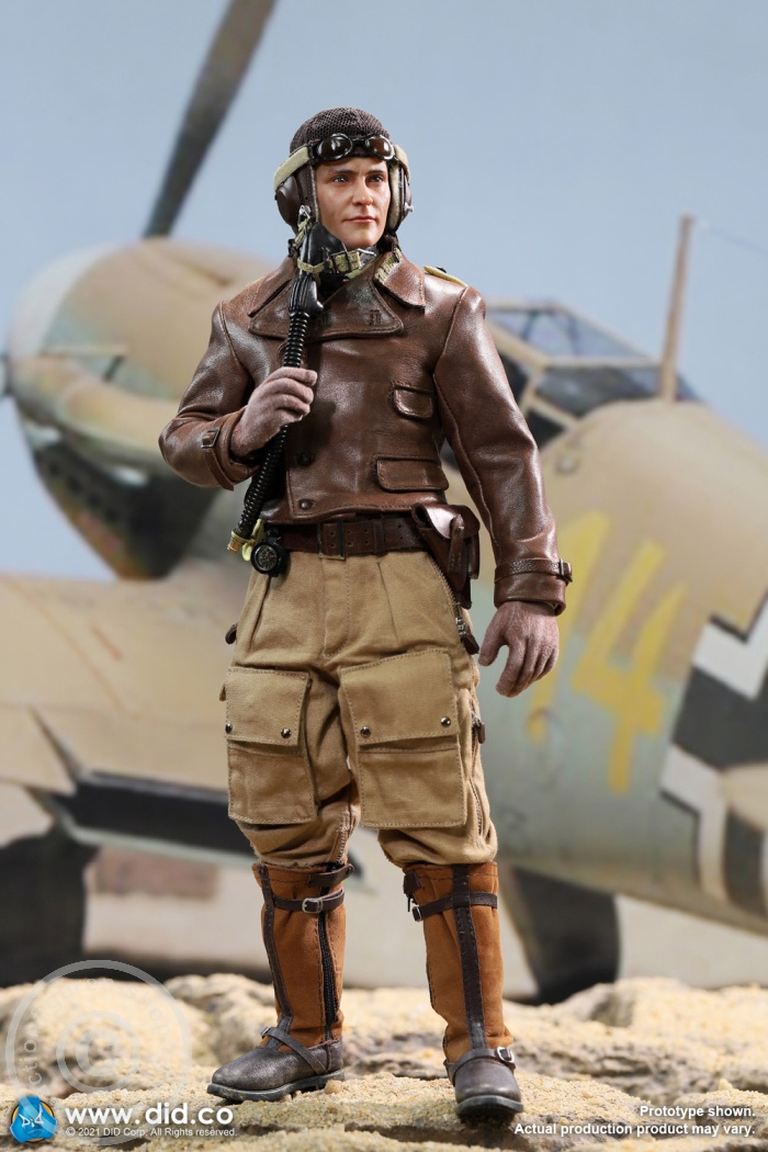 80154-01CALSqHzs1dARW Hans-Joachim Marseille - WWII German Luftwaffe Flying Ace