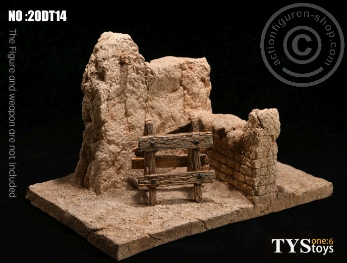 TYT20DT14-02 The Ruins of the Wall - Diorama