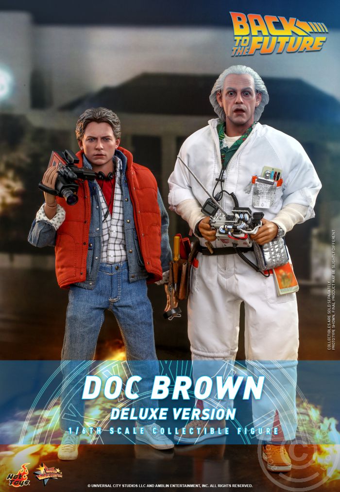Back to the Future - Doc Brown - (Deluxe Version) - MMS610 Back to the Future - Doc Brown - (Deluxe Version) - MMS610