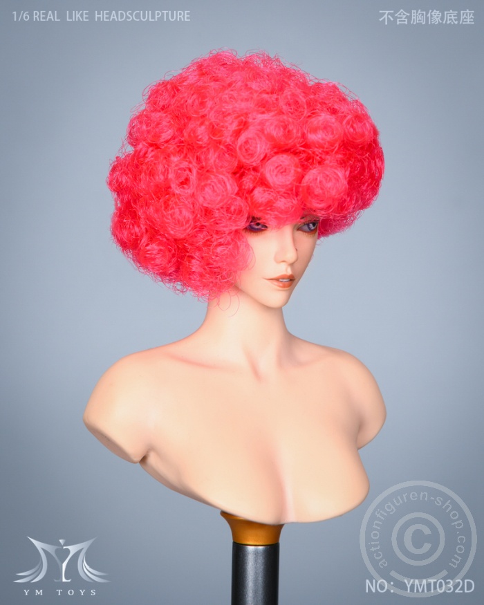 Head - w/ pink-afro Hair