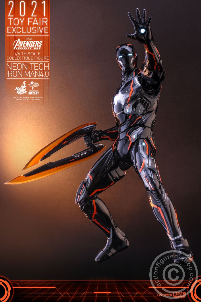 608383-06KDRN9phIiV37f Avengers Infinity War - Neon Tech Iron Man 4.0 - Exclusive - MMS597D39