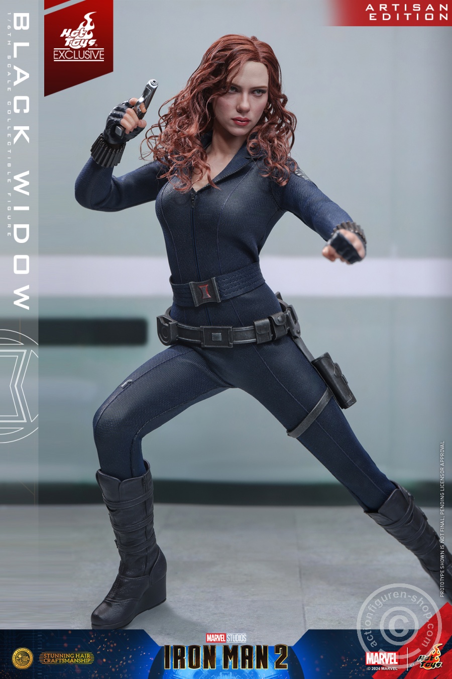 Iron Man 2 - 1/6th scale Black Widow Collectible Figure (Artisan Edition) - MMS757AE