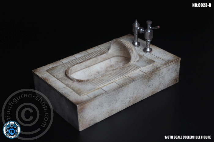 SDC023B-01 Squat Toilet / Hock - Toilette - dirty look