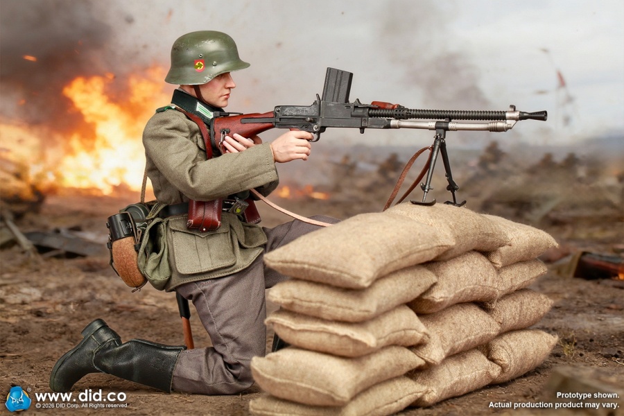 Friedrich - WWII German SS Polizei-Division ZB30 Gunner - in 1/6 scale
