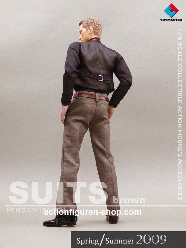 TMMS1-05 Men Suits Set - Brown