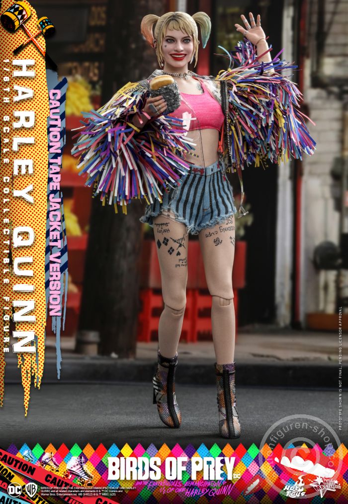 604750-03y1QDNPVfmnS2o Birds of Prey - Harley Quinn (Caution Tape Jacket Version) - MMS566