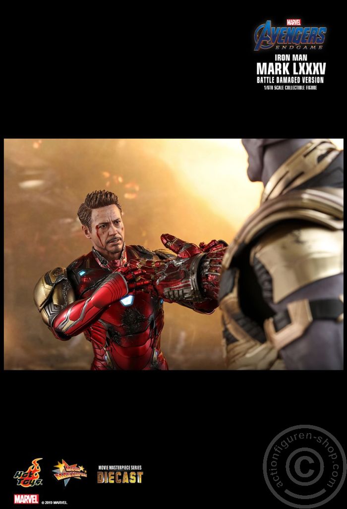 Avengers: Endgame - Iron Man Mark LXXXV (Battle Damaged Version) - MMS543D33 Avengers: Endgame - Iron Man Mark LXXXV (Battle Damaged Version) - MMS543D33