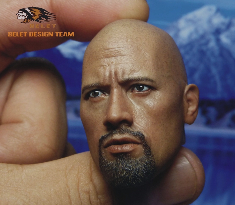 Dwayne Johnson Head