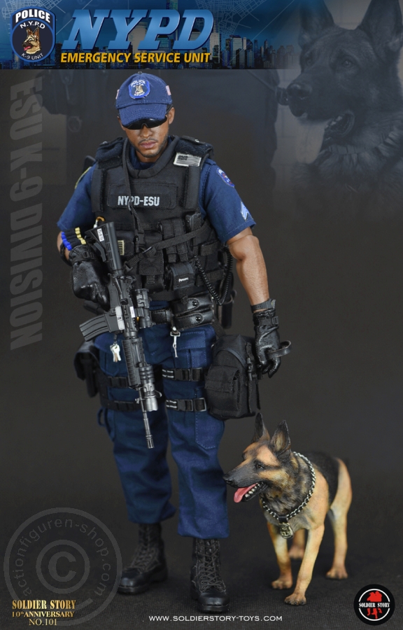 SSt101-05 NYPD - ESU - K-9 DIVISION - (Hundestaffel)