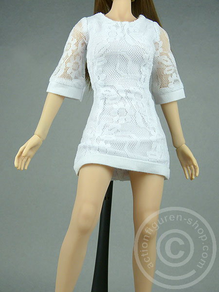 NTWL01-07 Sexy White Lace Dress