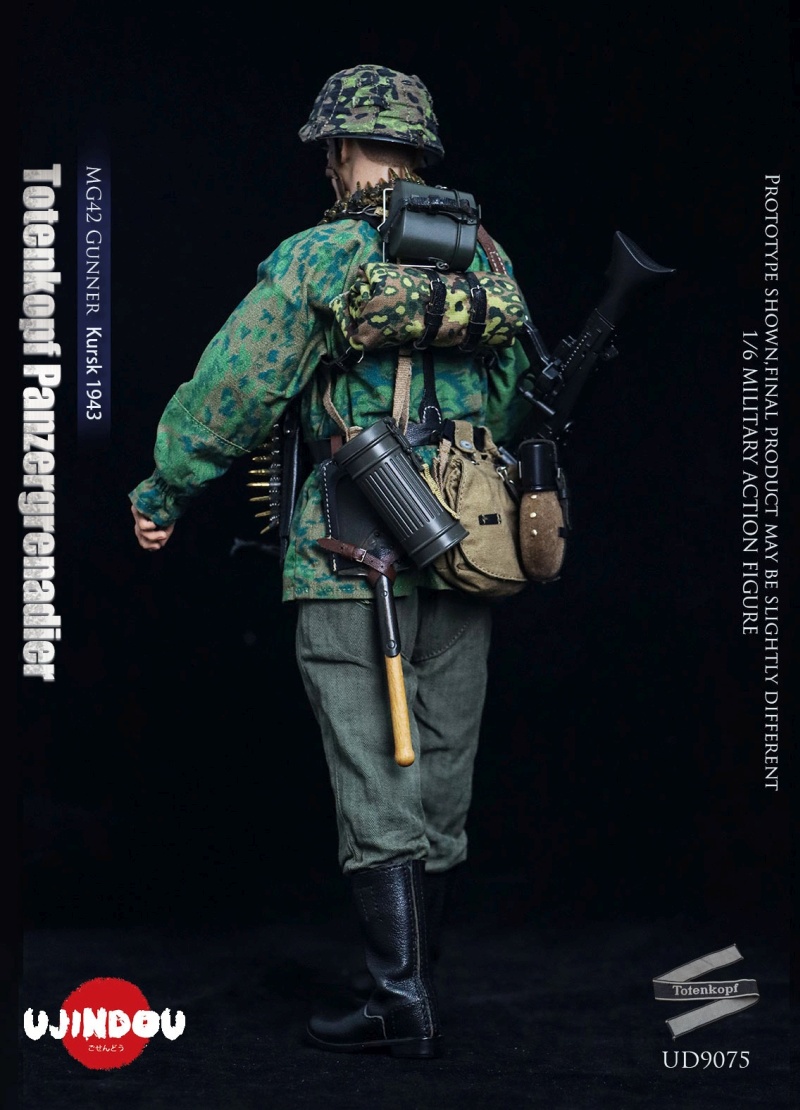 WWII Totenkopf Panzergrenadier - MG42 Gunner Kursk 1943 - in 1/6 scale