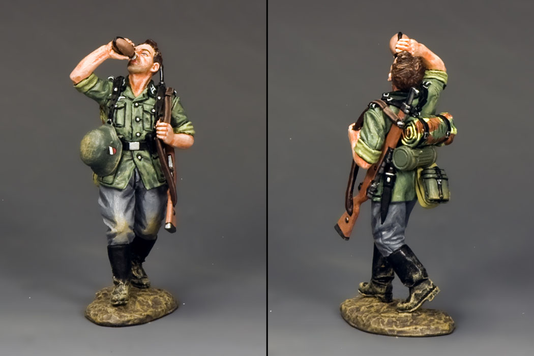 Soldat Drinking