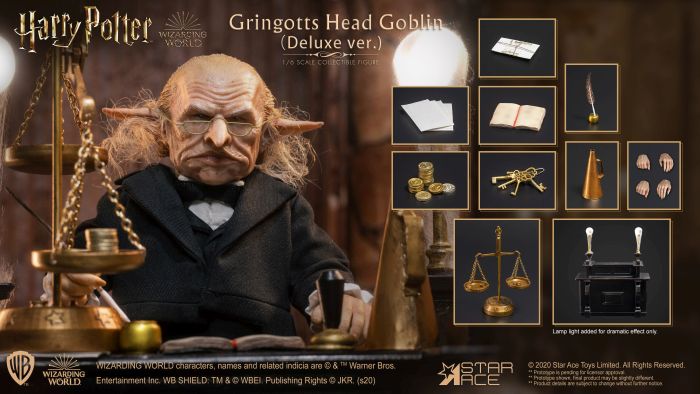 sa092-07W5u1u3IYeaFcR Gringotts Head Goblin (Deluxe Version)