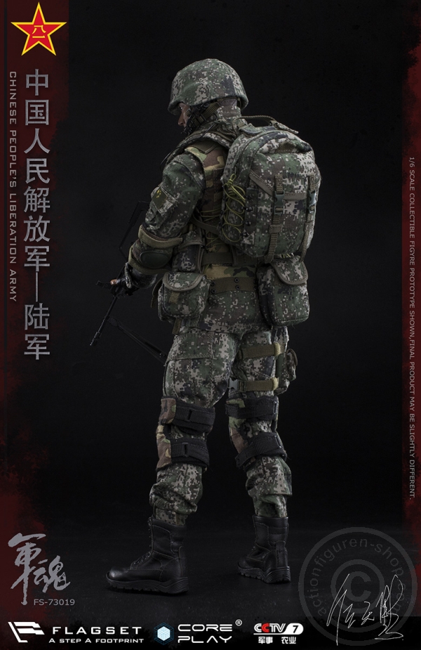 FS73019-08 PLA - Army Machine Gunner