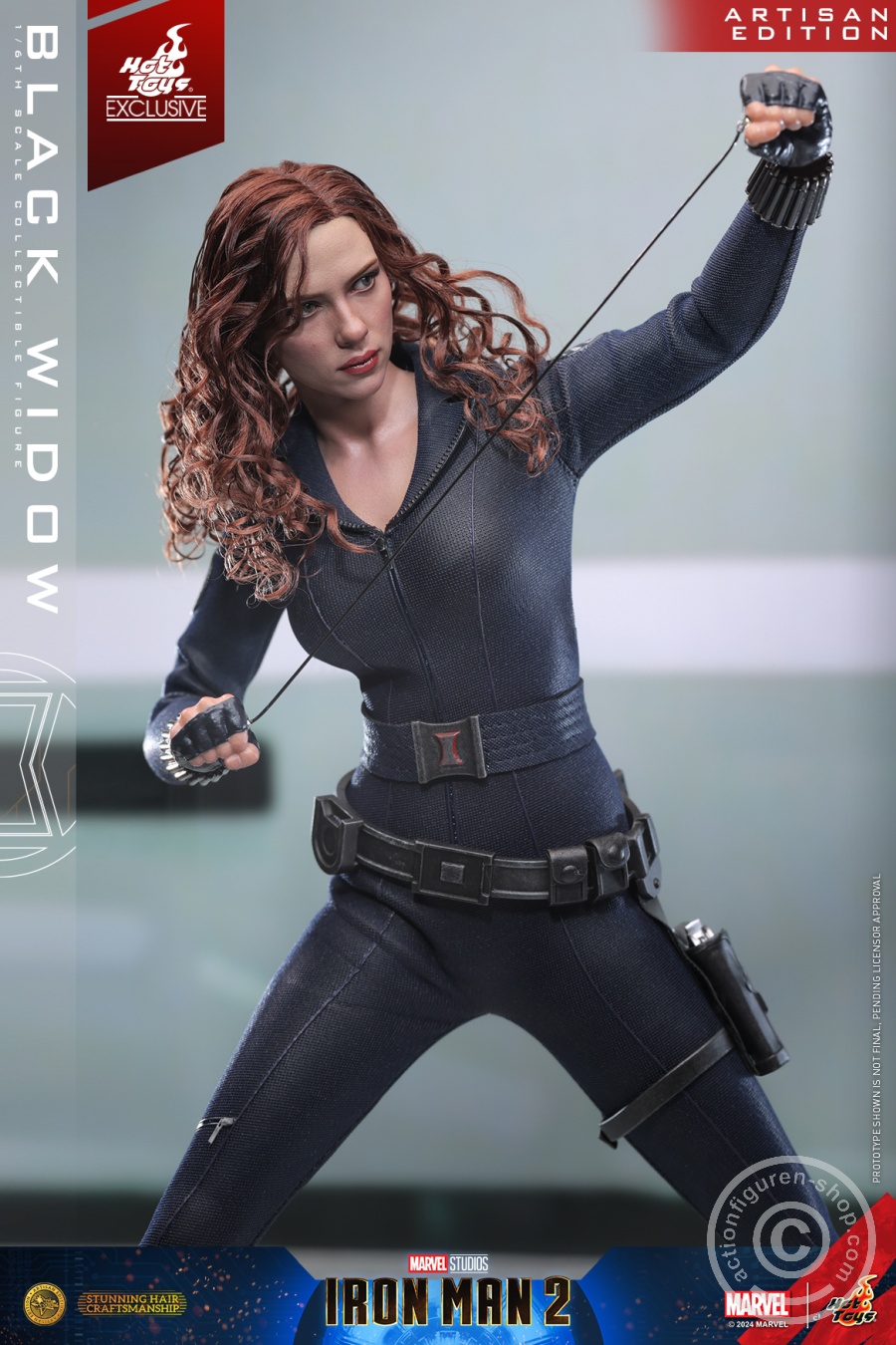 Iron Man 2 - 1/6th scale Black Widow Collectible Figure (Artisan Edition) - MMS757AE
