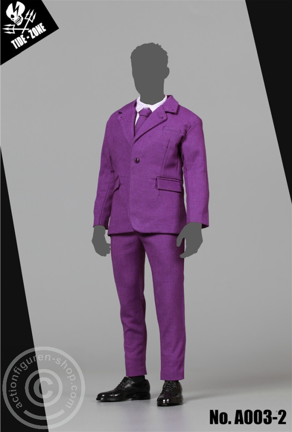 Modern Man Suit Set - lila