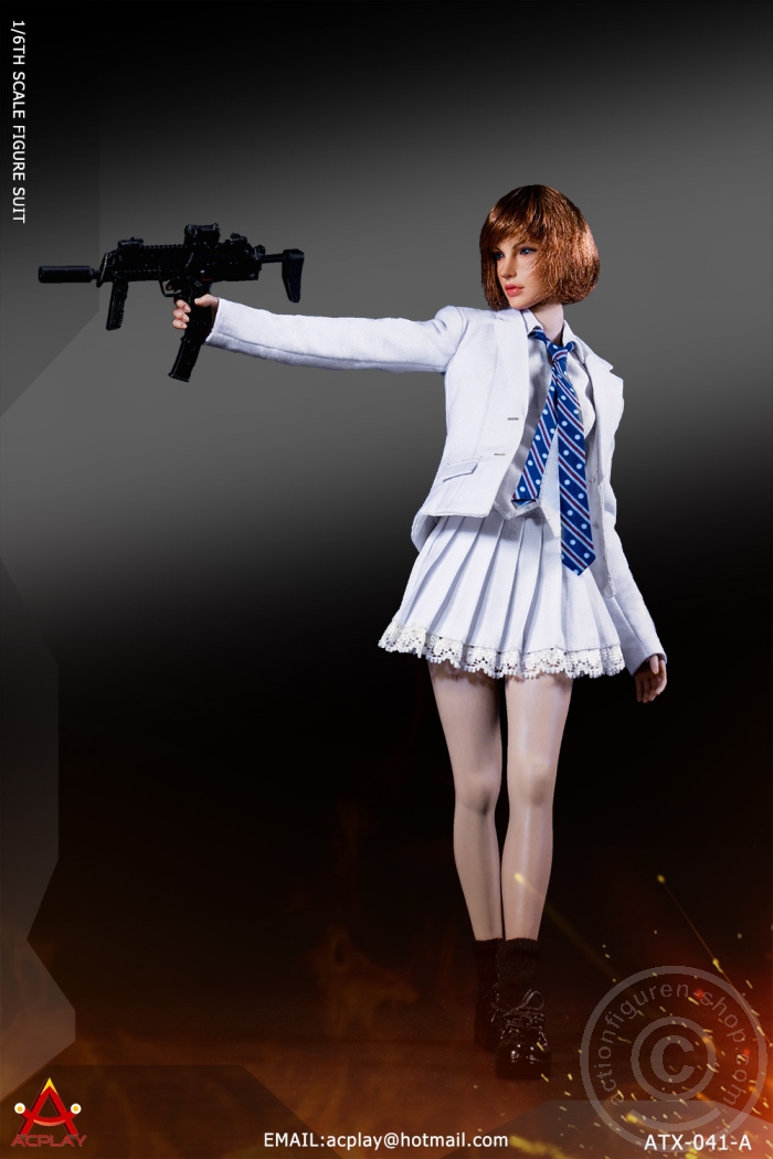 Battle Girl´s Uniform Suit Set - light