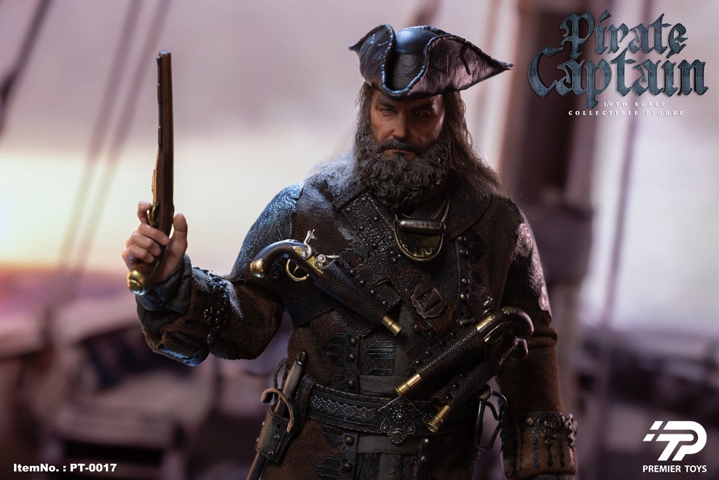 Pirate Captain - Blackbeard - Edward Teach-  in 1/6 scale