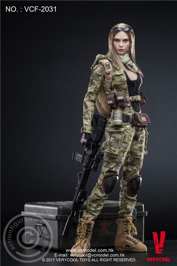 VCF2031-01 Villa - MC Camouflage Women Soldier