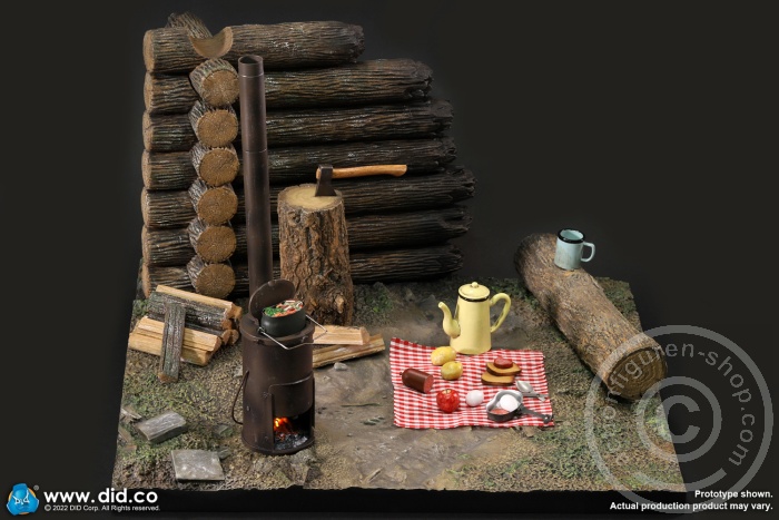 Stove Diorama - WWII German Army