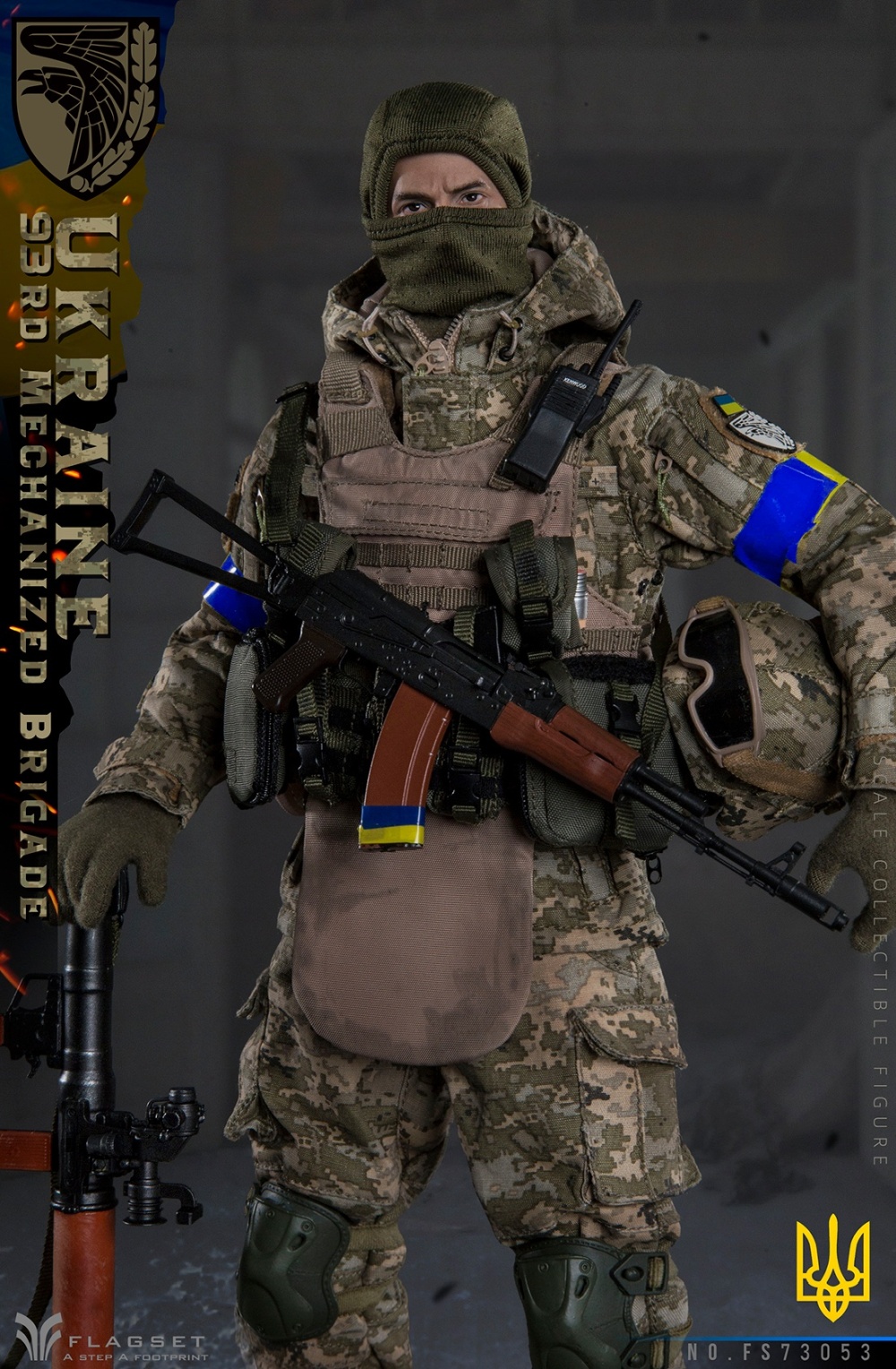 Ukraine Army - 93rd Mechanized Brigade - Anti-Tank Gunner - in 1/6 scale Ukraine Army - 93rd Mechanized Brigade - Anti-Tank Gunner - in 1/6 scale